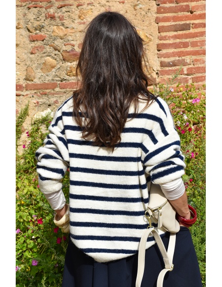 Gilet Maille Rayé LOUISON