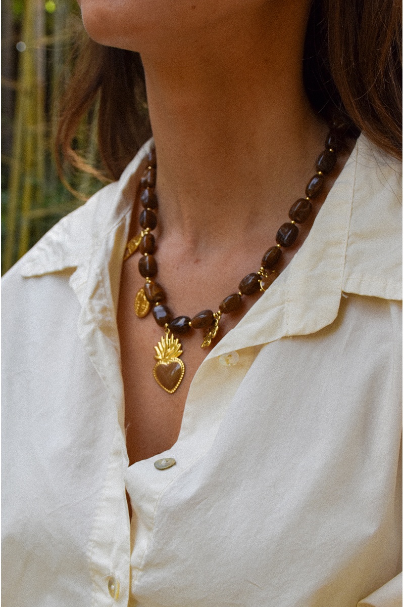 pretty baby COEUR MARRON COLLIERS 2