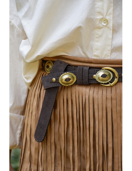 Ceinture Daim Chocolat ELENA