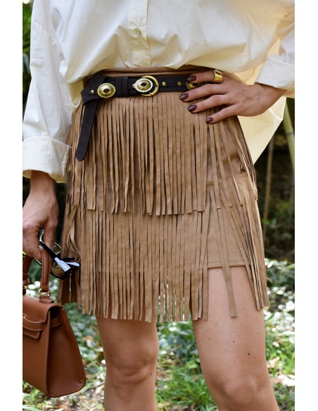 todami FRANGE CAMEL JUPES FEMME