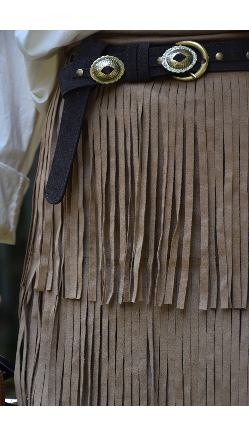 Jupe Frange Beige DAKOTA