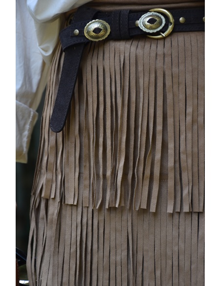 Jupe Frange Beige DAKOTA