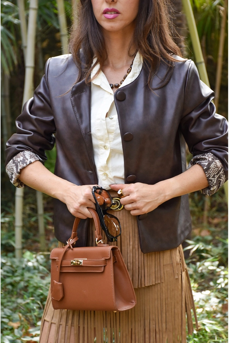 todami  MARRON VESTES FEMME