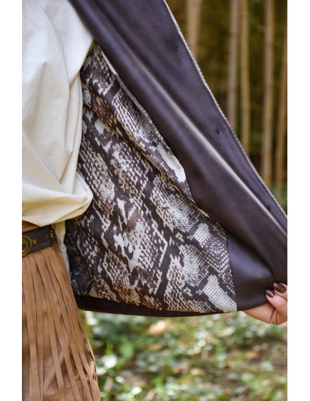 Veste Simili Marron STELLA