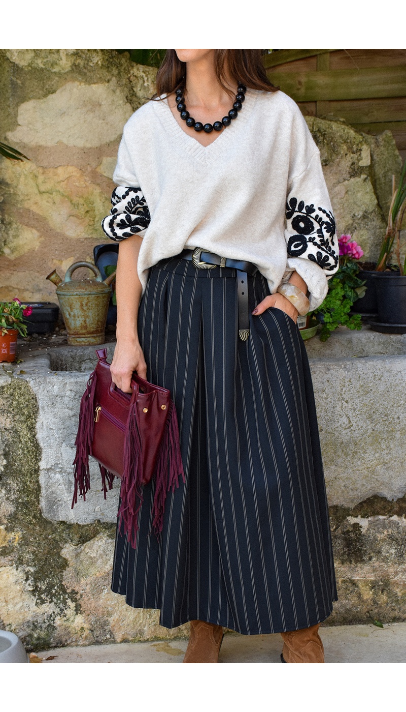 todami RAYE NOIR JUPES FEMME