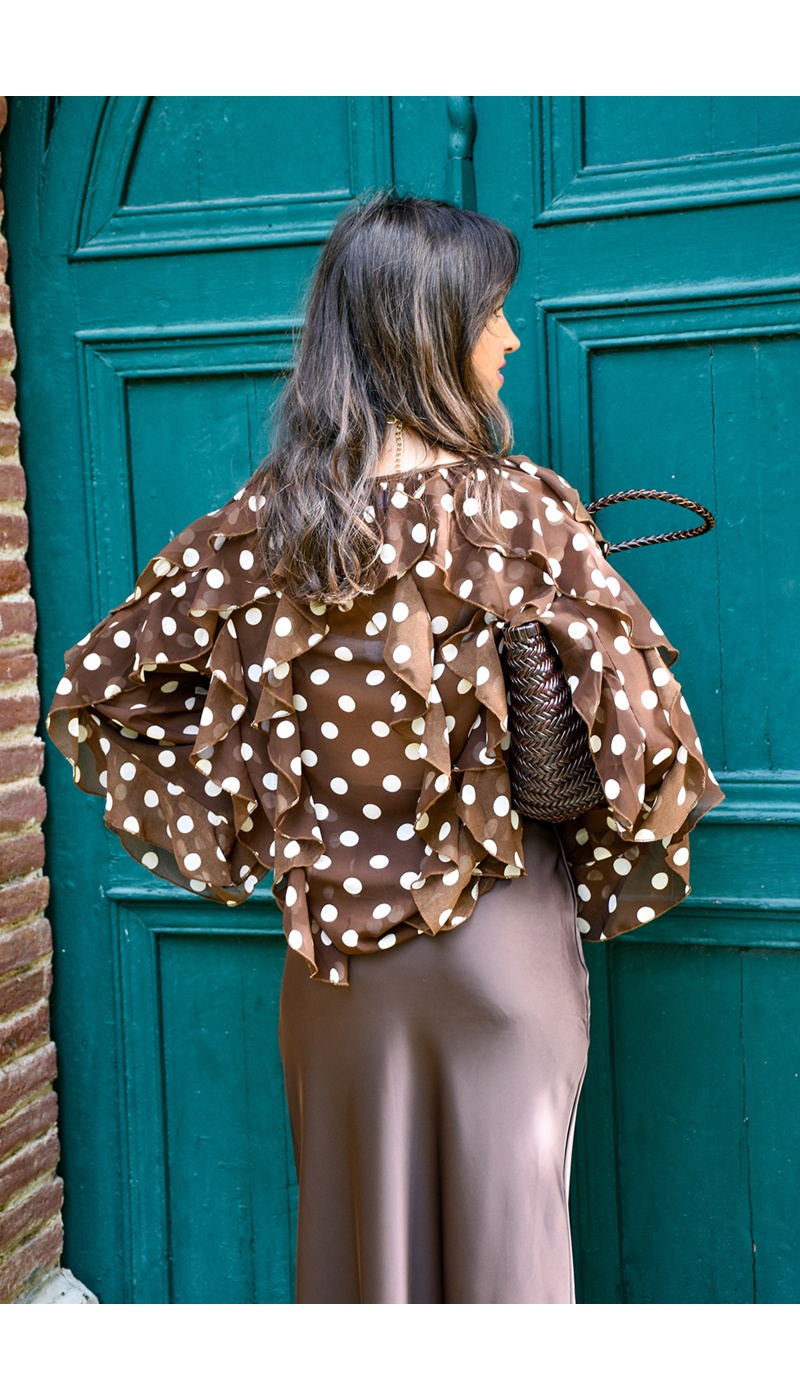 Chemisier Volants Pois ROMY