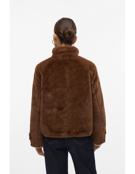 Veste Fausse Fourrure Marron VMSONJAEVA