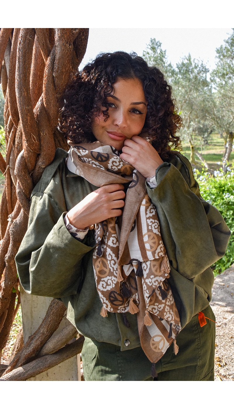 jianna fashion s.l PEACE BEIGE ECHARPES