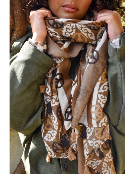 jianna fashion s.l PEACE BEIGE ECHARPES