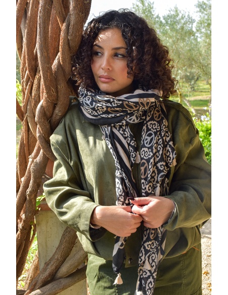 jianna fashion s.l PEACE NOIR ECHARPES