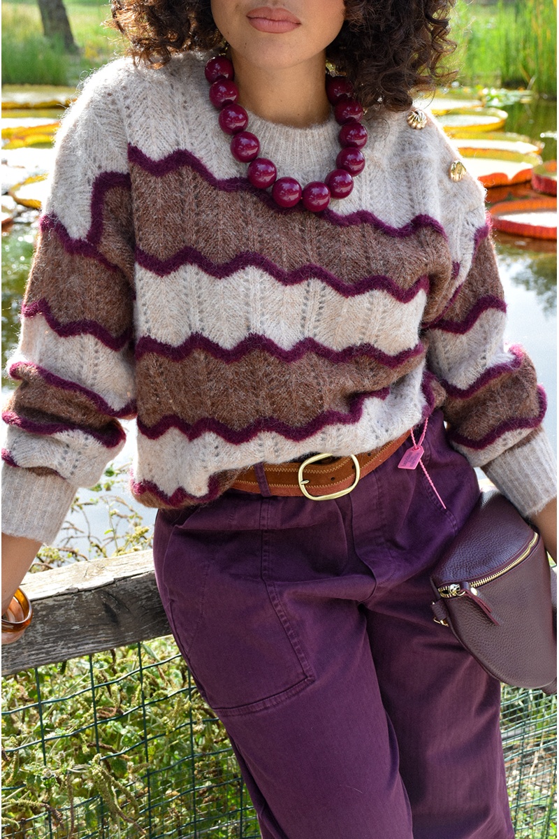 Pull Rayé Maille NAOMI 2