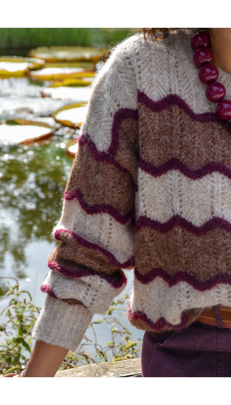 ikoone and blanka TAUPE BORDEA GILET FEMME