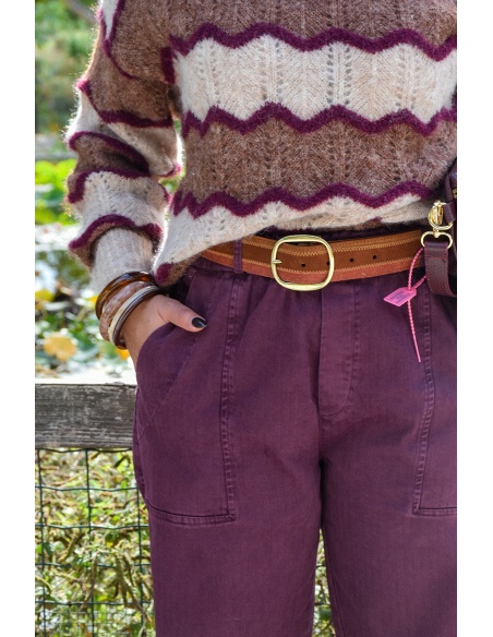 Ceinture Daim Camel IVY