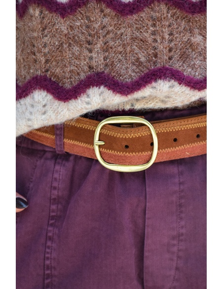 Ceinture Daim Camel IVY