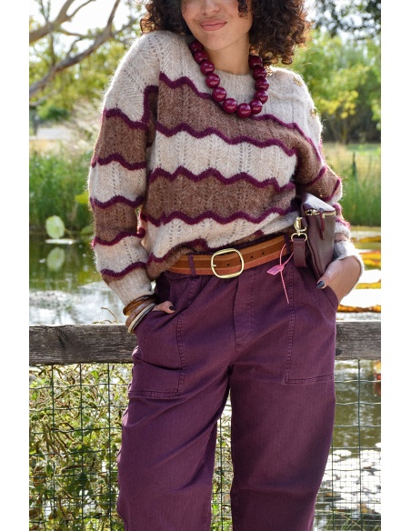 Ceinture Daim Camel IVY