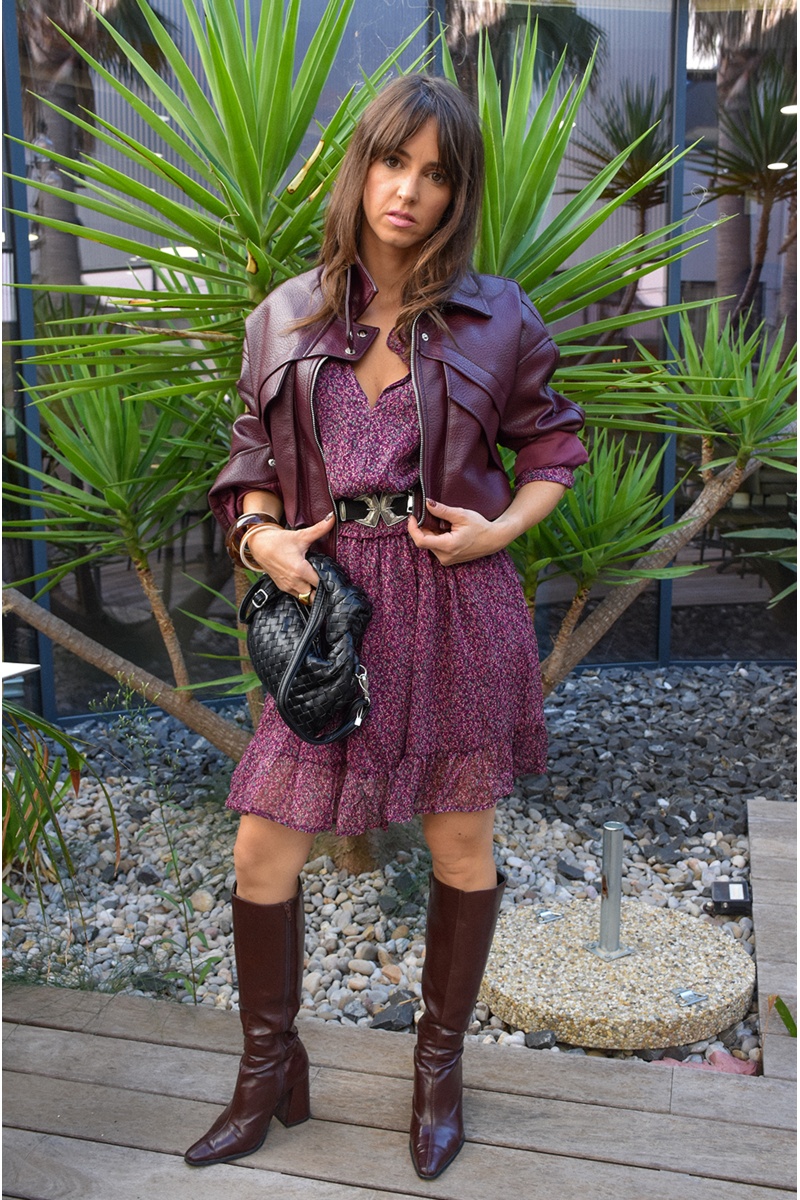 LILY DRESSING SO KITSCH  VIOLET ROBES FEMME