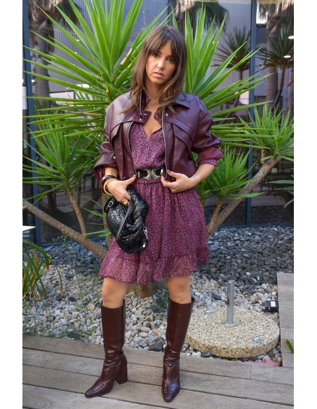 LILY DRESSING SO KITSCH  VIOLET ROBES FEMME