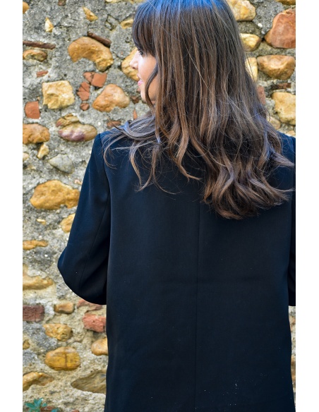 UNIKAPARIS SARL N.THREE  NOIR VESTES FEMME