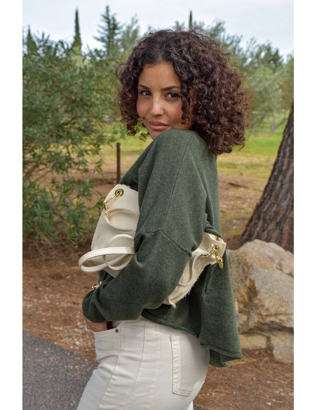banditas DORE VERT PULL FEMME