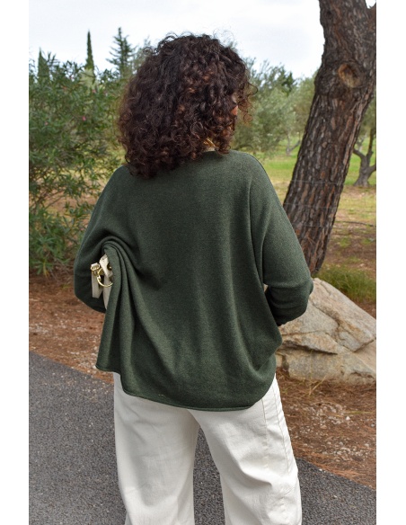 banditas DORE VERT PULL FEMME