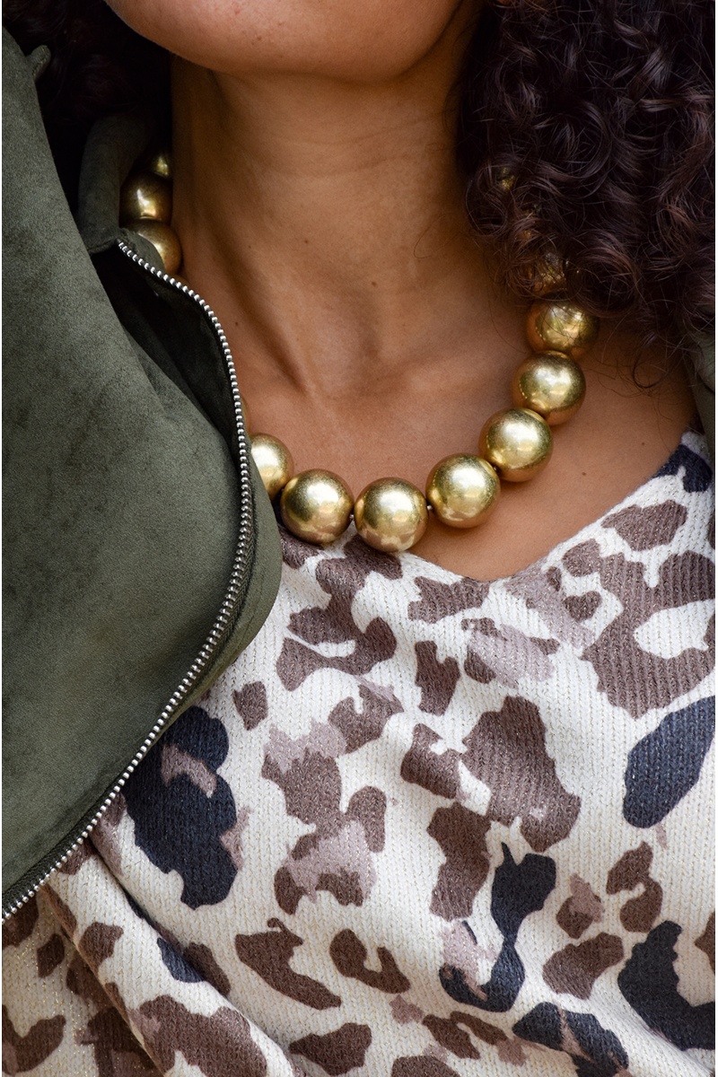 Collier Perle Doré LOLA 2