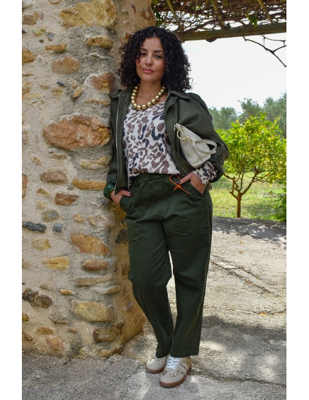 ikoone and blanka LEOPAR ECRU PULL FEMME