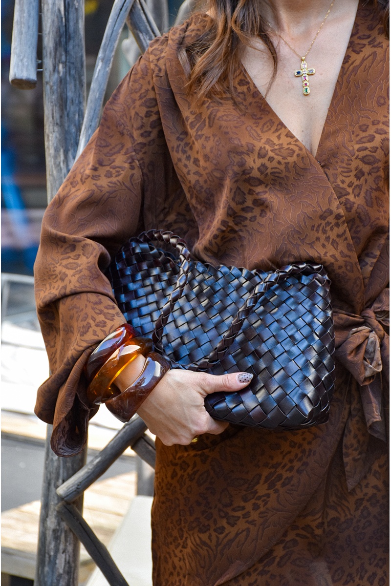 Sac Tressé Marron SACHA