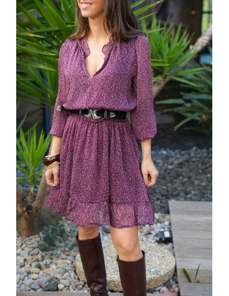 LILY DRESSING SO KITSCH  VIOLET ROBES FEMME