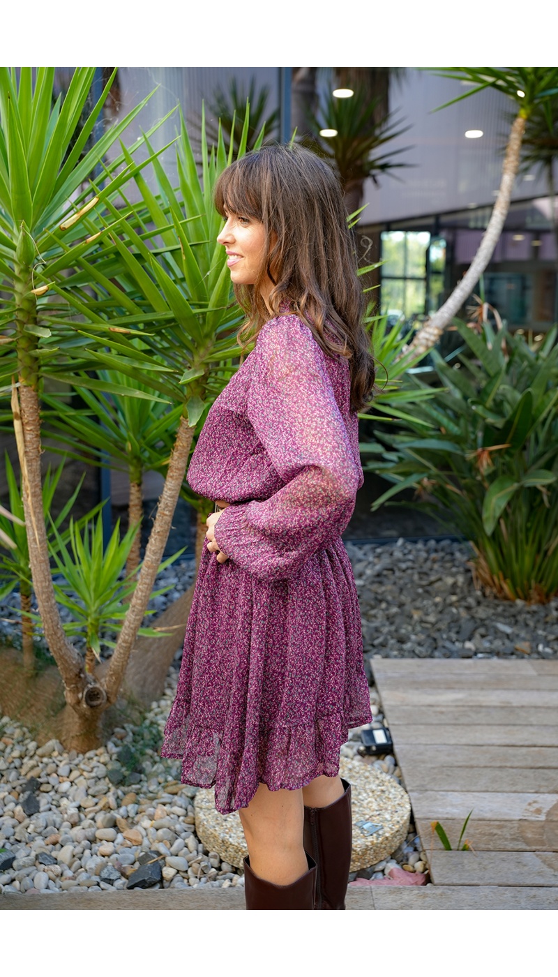 LILY DRESSING SO KITSCH  VIOLET ROBES FEMME