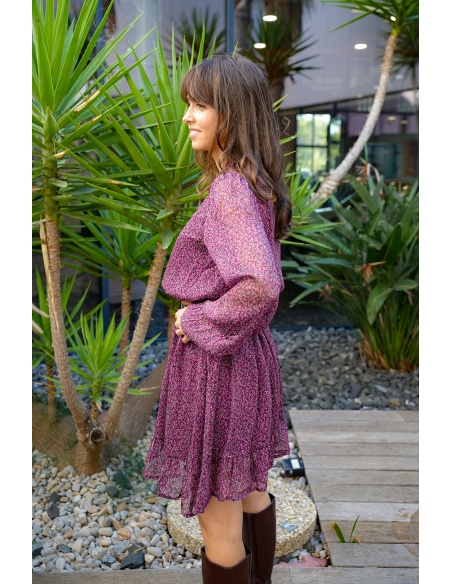 LILY DRESSING SO KITSCH  VIOLET ROBES FEMME