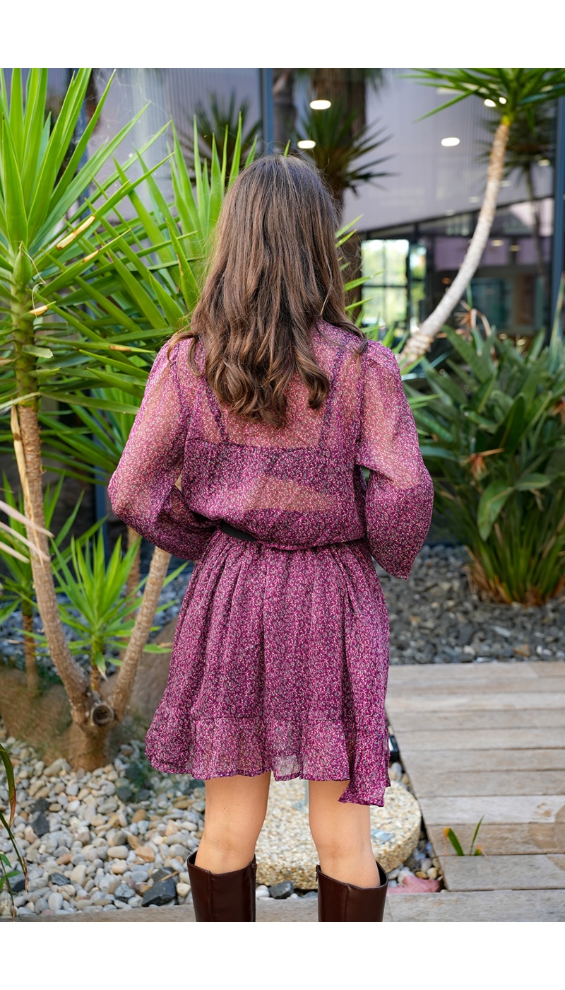 LILY DRESSING SO KITSCH  VIOLET ROBES FEMME