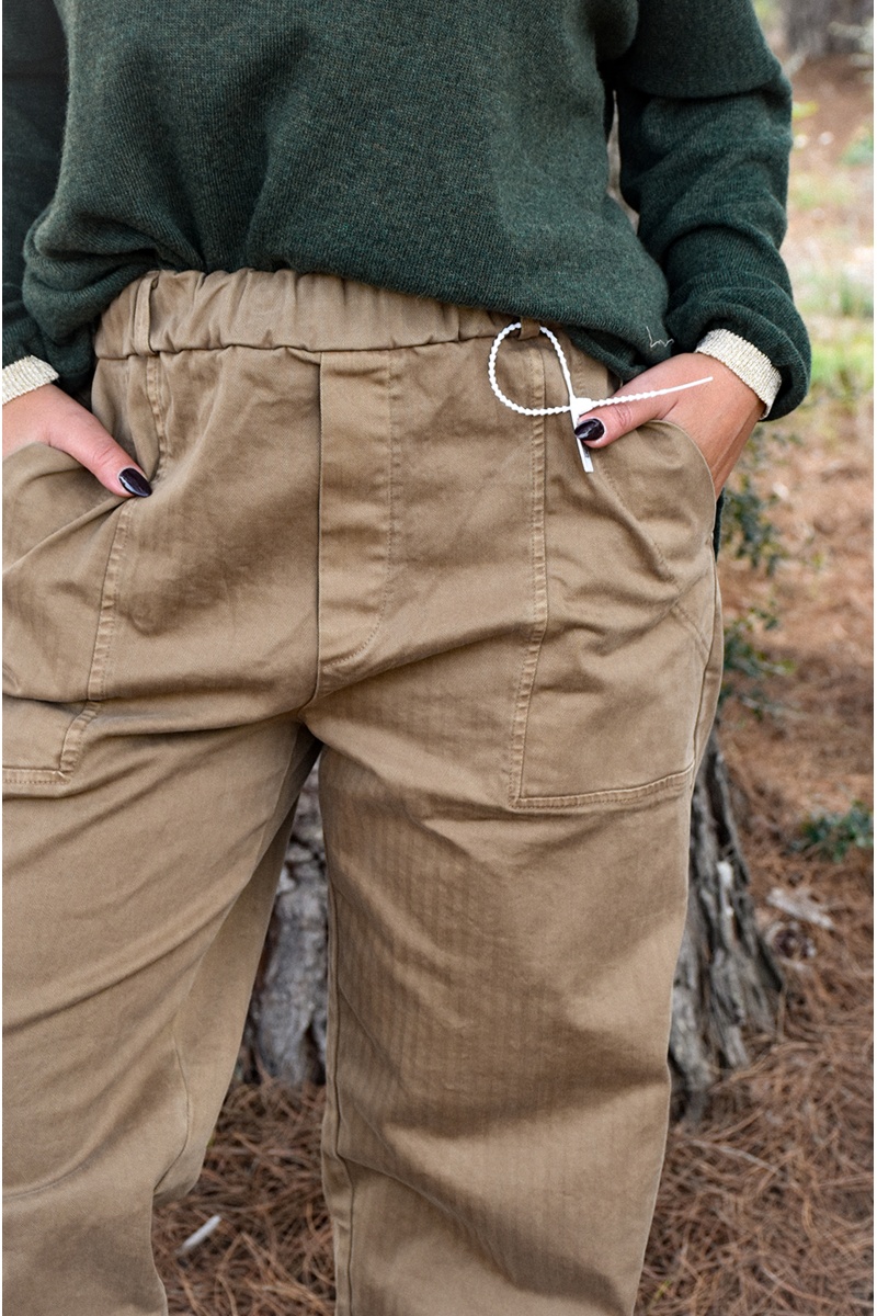 banditas  BEIGE PANTALON FEMME 2