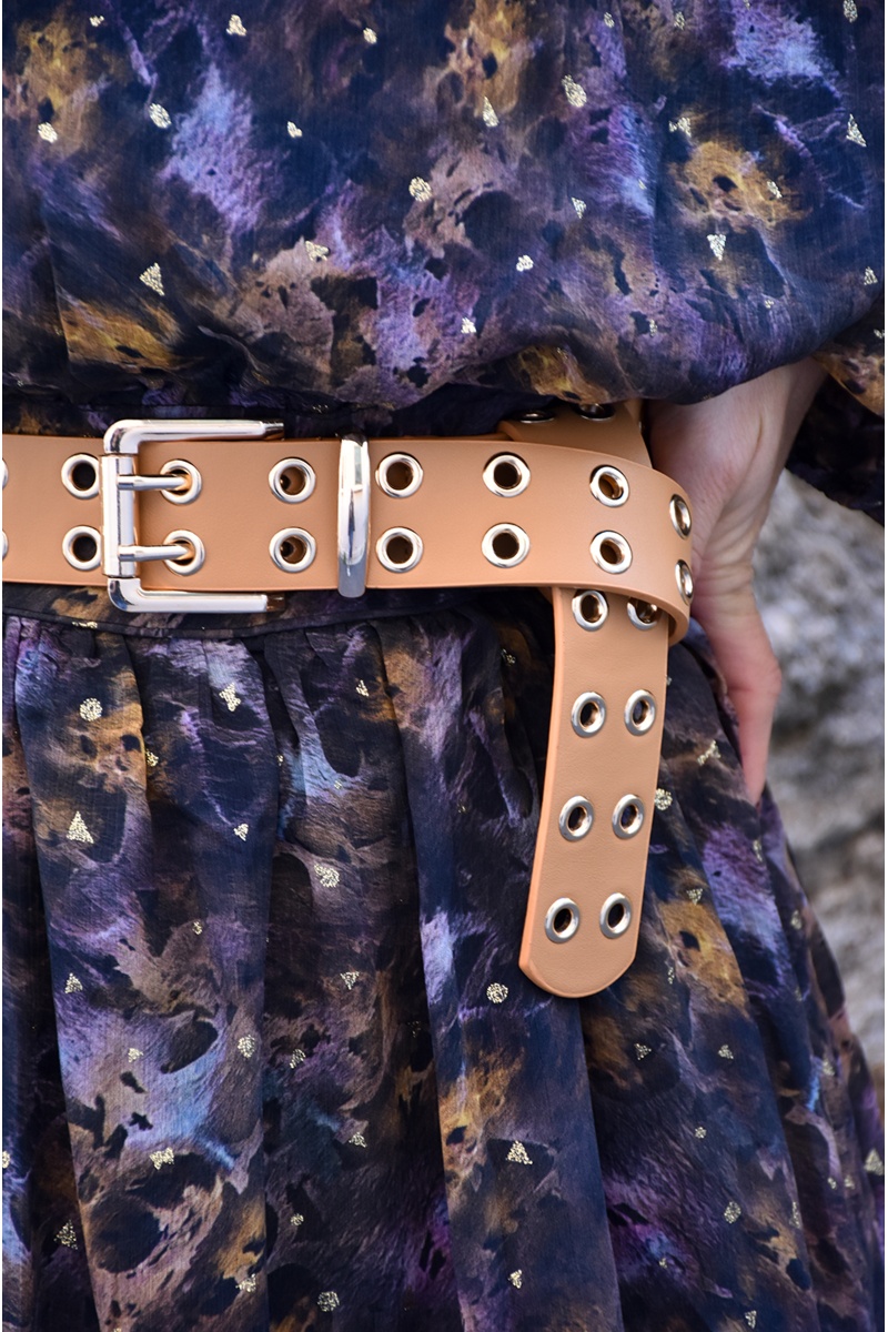 Ceinture Œillet Camel ALBA 2