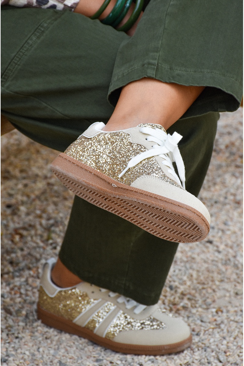 covana DORE BEIGE BASKETS FEMME 2