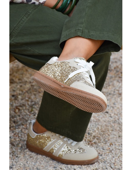 covana DORE BEIGE BASKETS FEMME