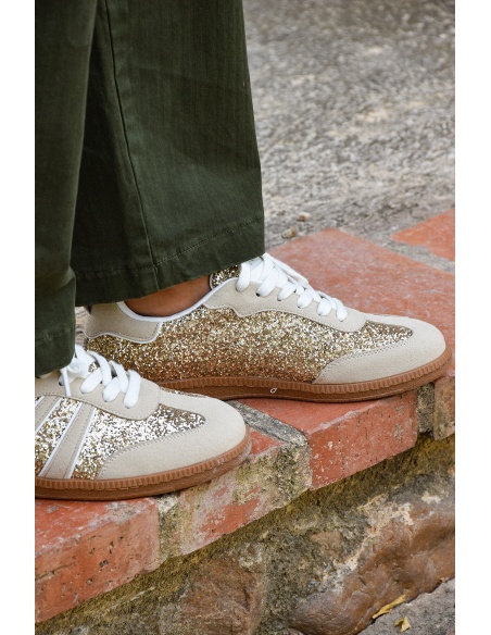 covana DORE BEIGE BASKETS FEMME