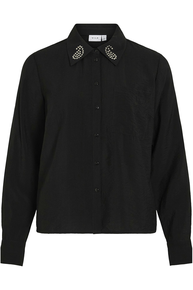 Chemise Clouté Noire VIMARLANNA