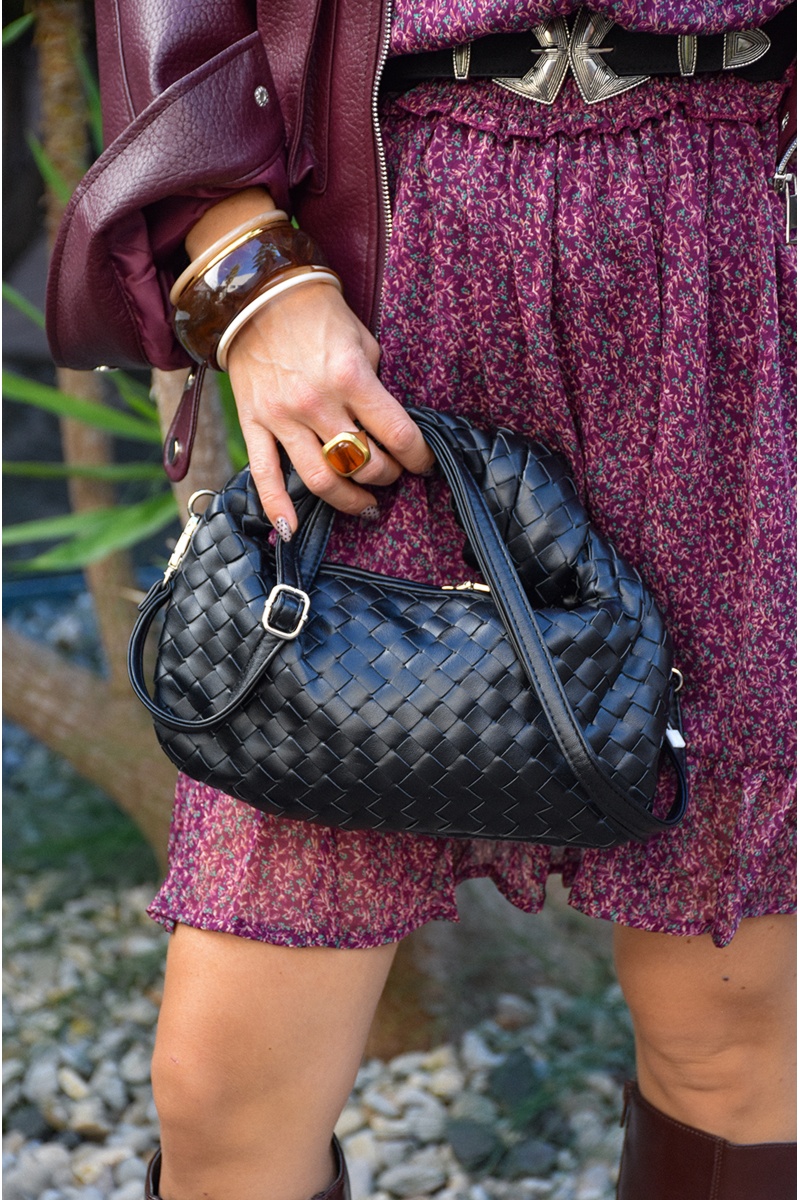 Sac Tressé Noir NAO