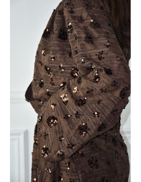 IVIVI SEQUIN CHOCO ROBES FEMME