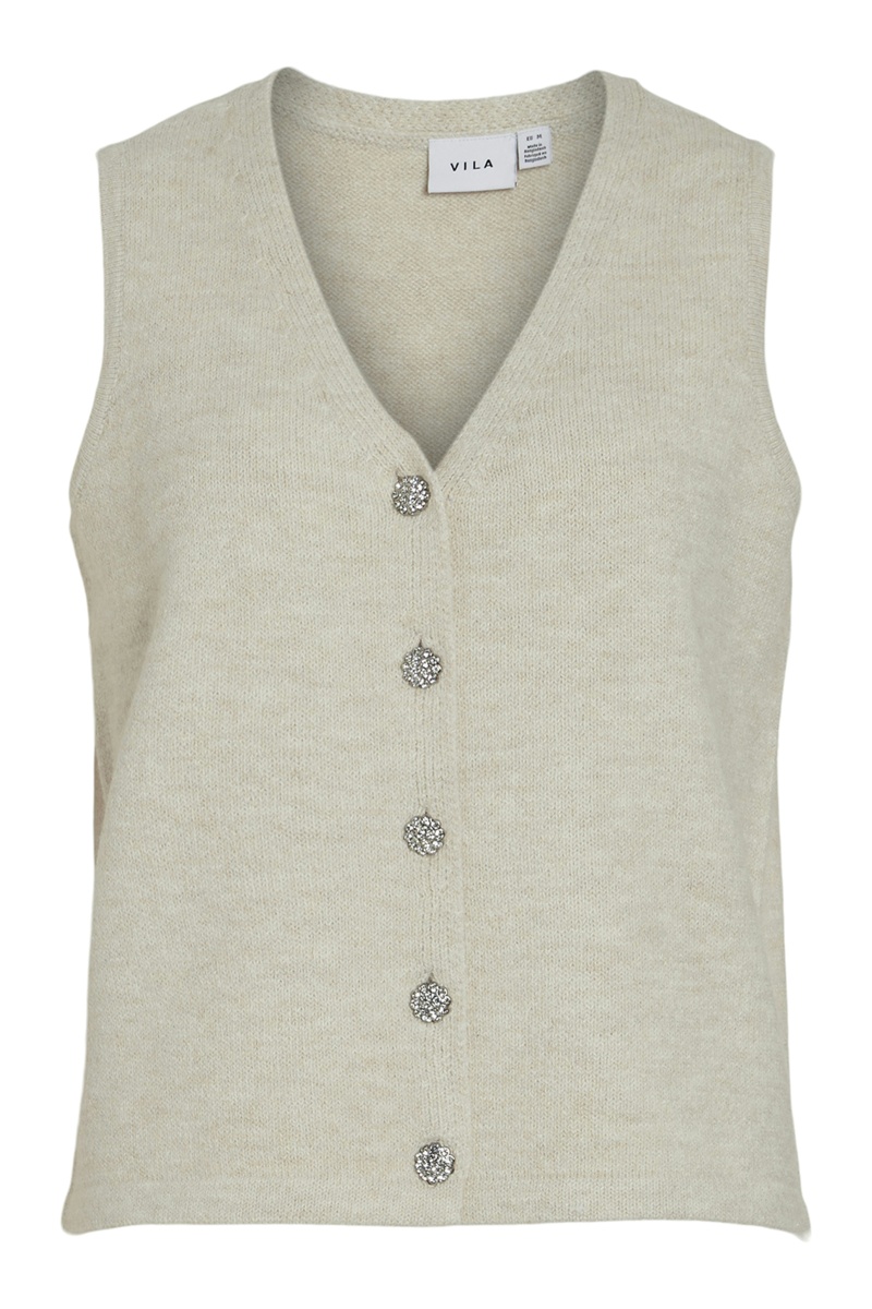 Gilet Strass Ecru VILYLA
