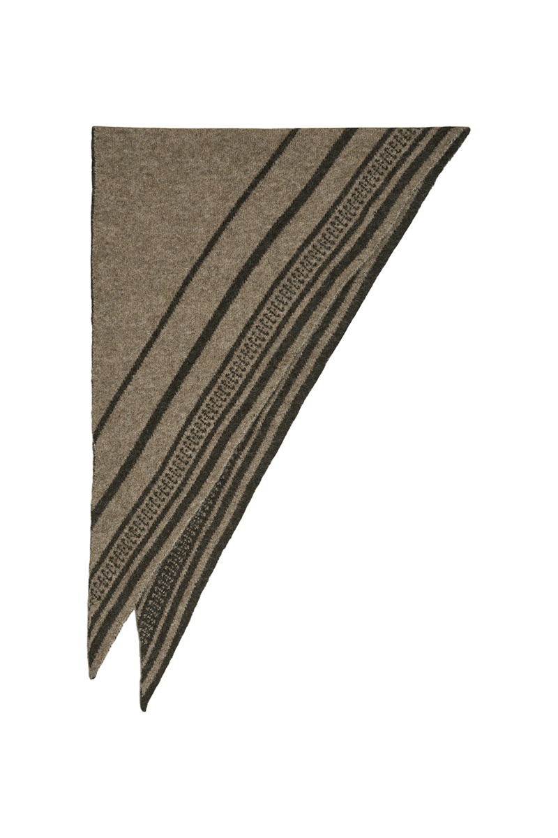 Echarpe Marron Beige VICALLIS 2