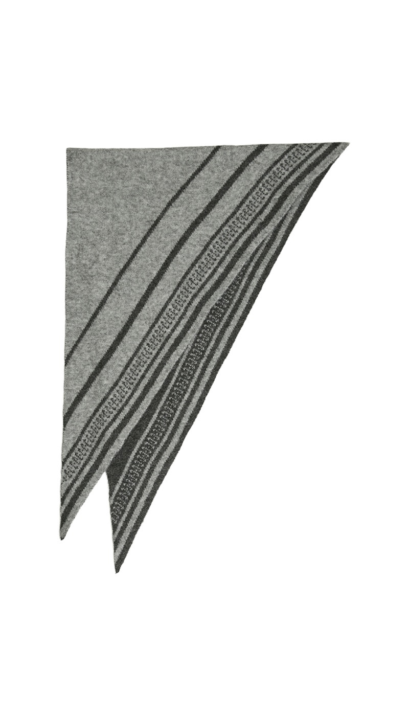 VILA A/S DARK GREY ECHARPES