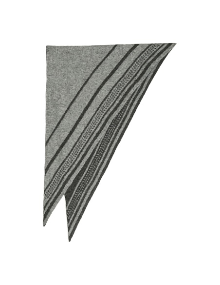 VILA A/S DARK GREY ECHARPES