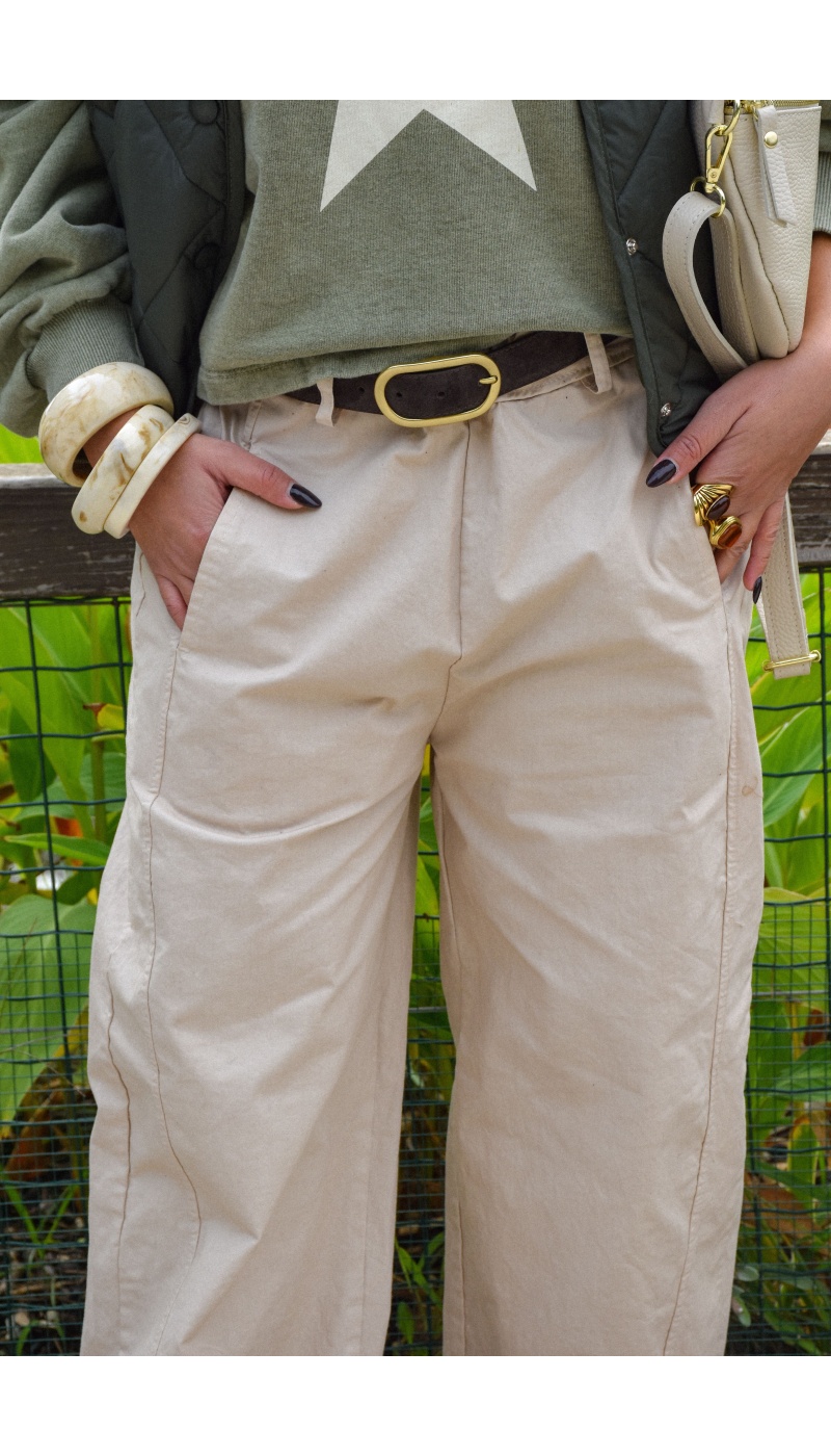 Pantalon Ecru BARBARA