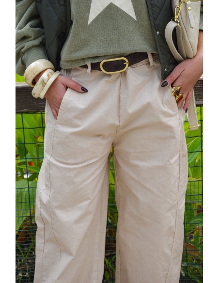 Pantalon Ecru BARBARA