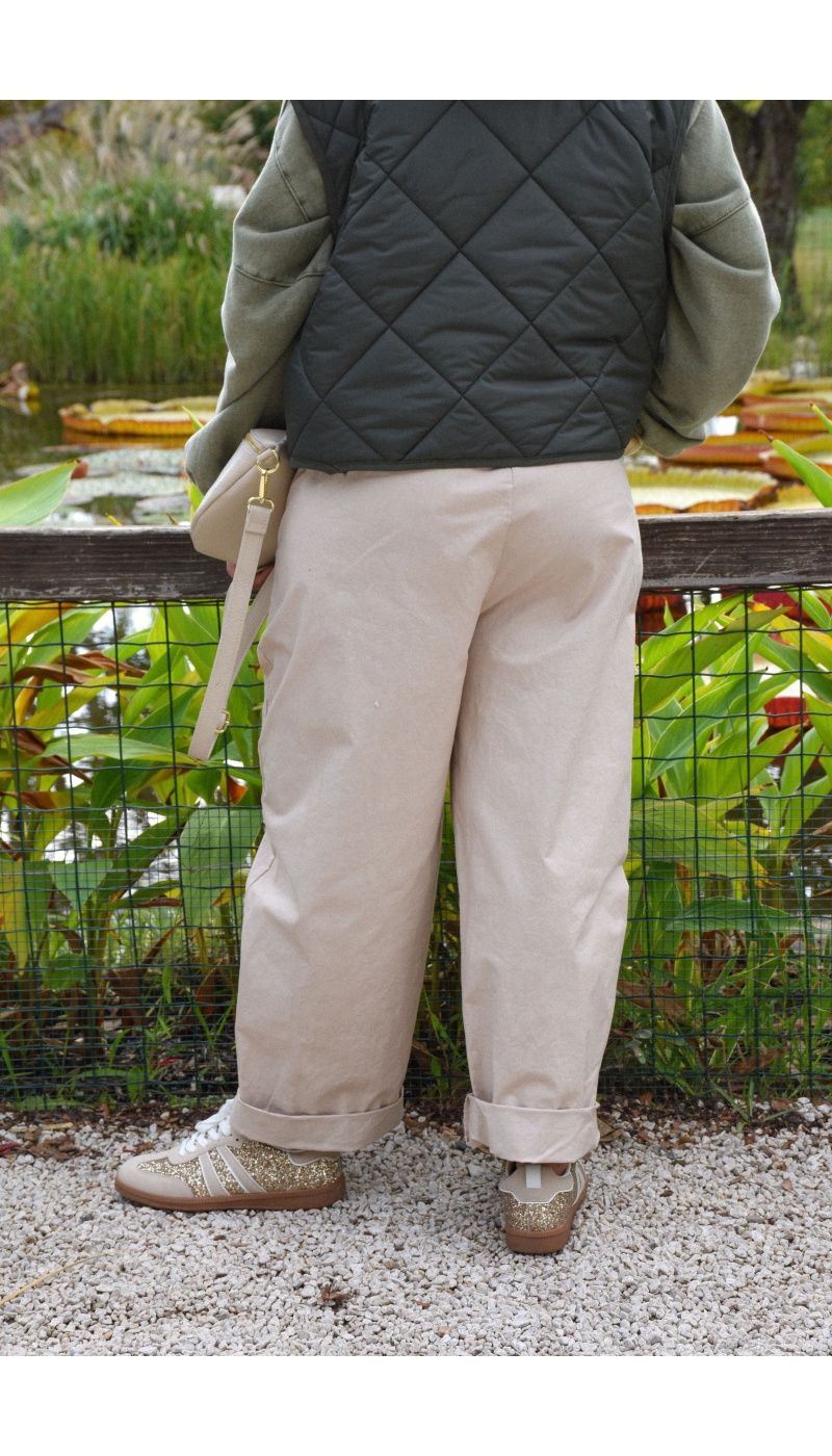 Pantalon Ecru BARBARA