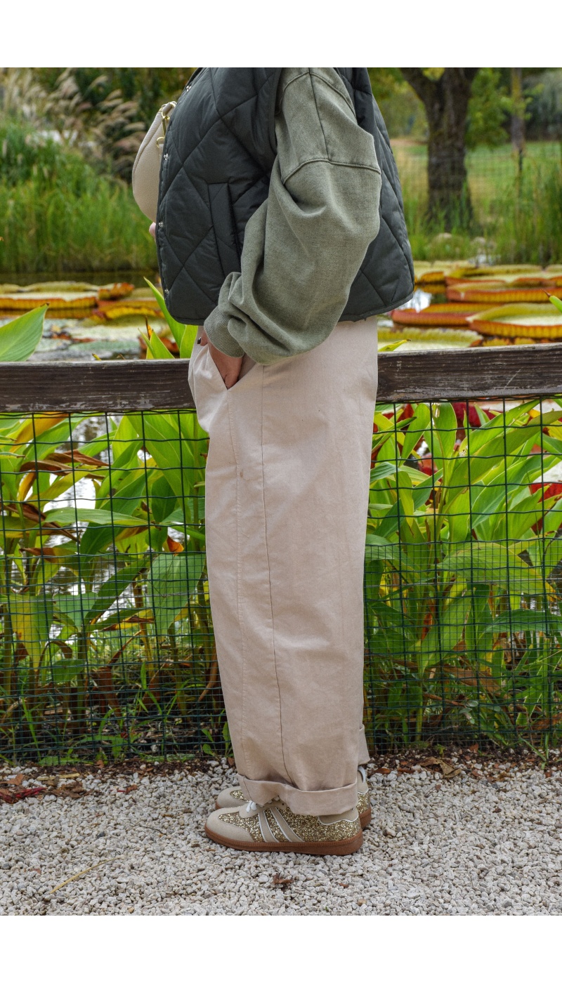 Pantalon Ecru BARBARA