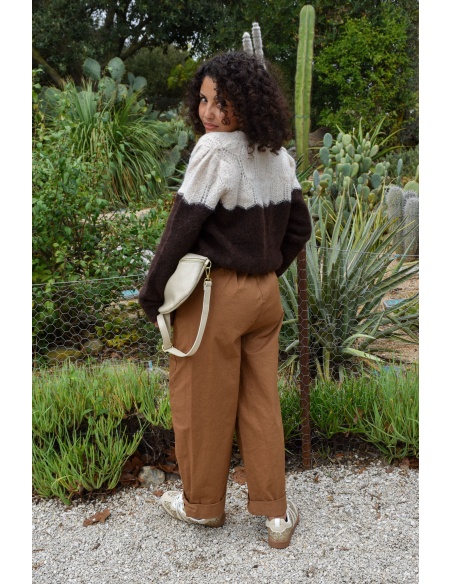 Gilet Cœur Chocolat ADALISA