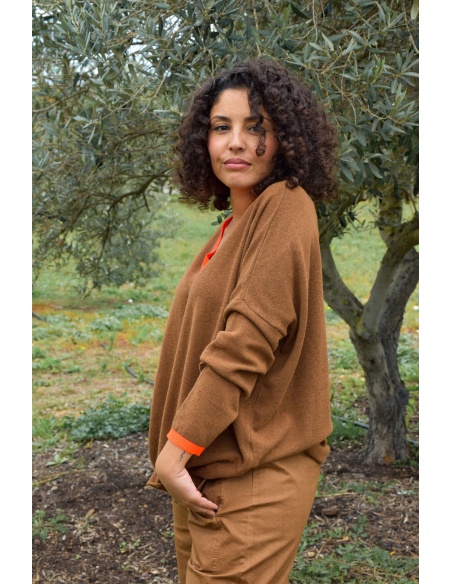 banditas FLUO ORANGE PULL FEMME