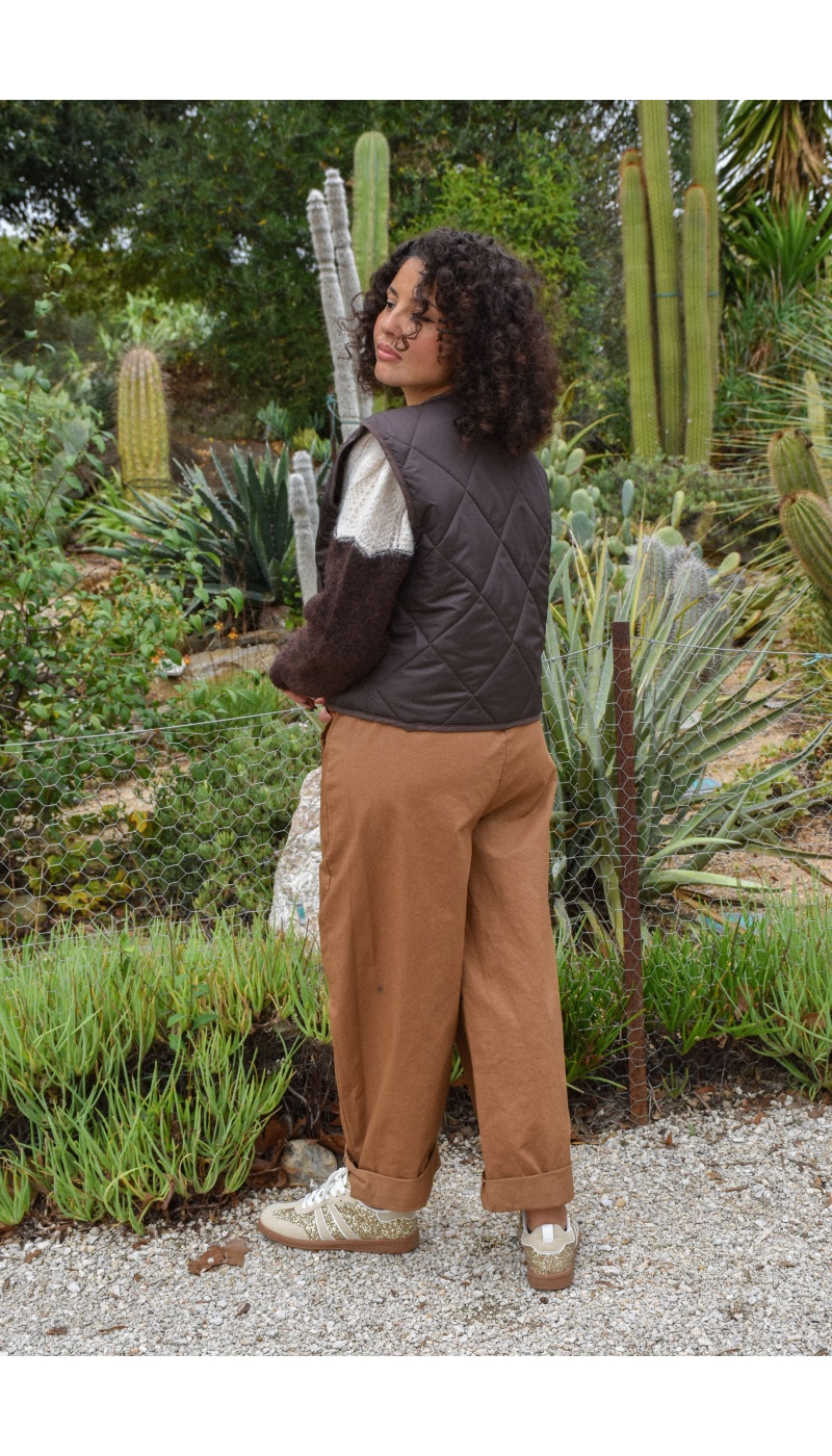 Veste Matelassée Chocolat ADRIANA